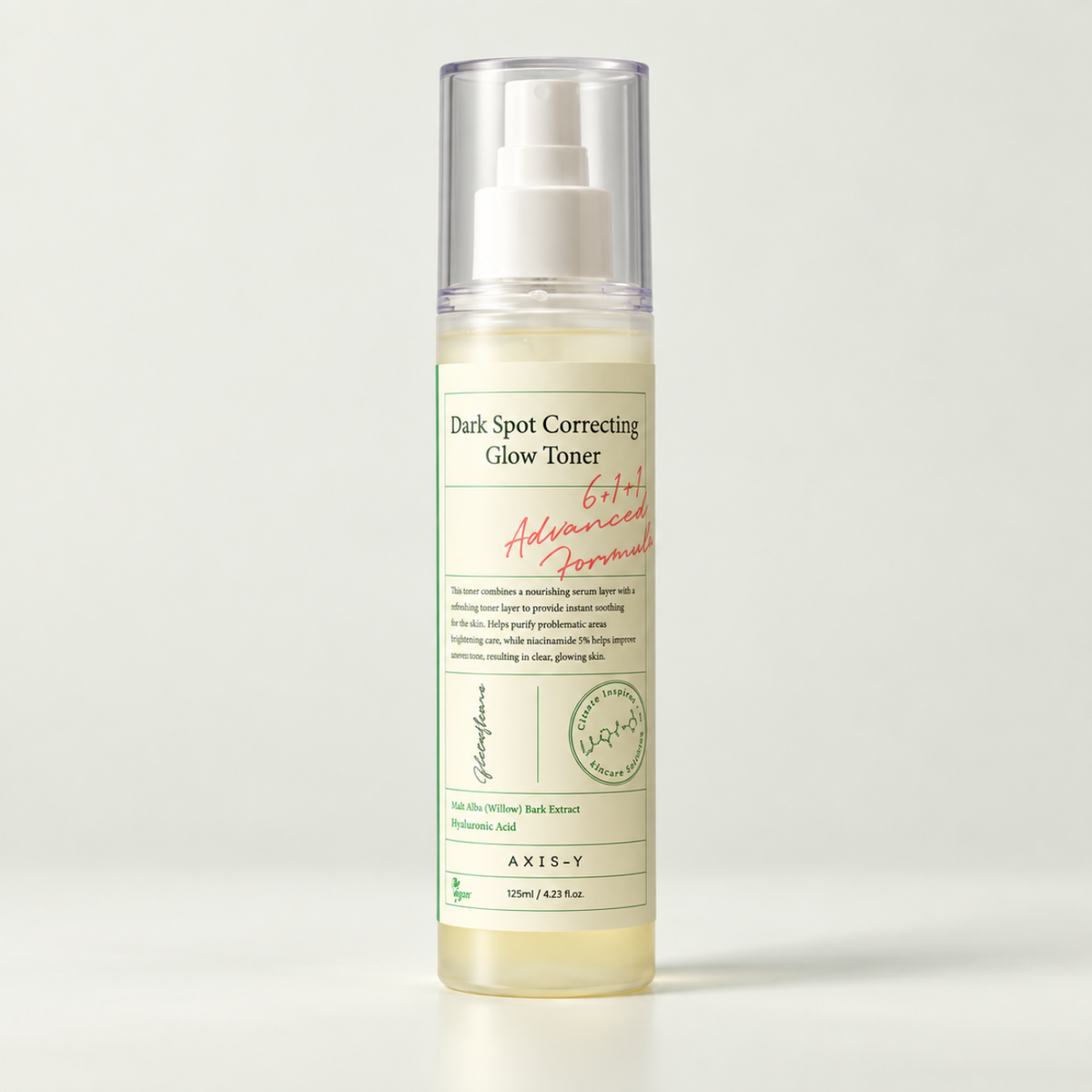 AXIS-Y Dark Spot Correcting Glow Toner | Niacinamide 5% & Glutathione | 125ml
