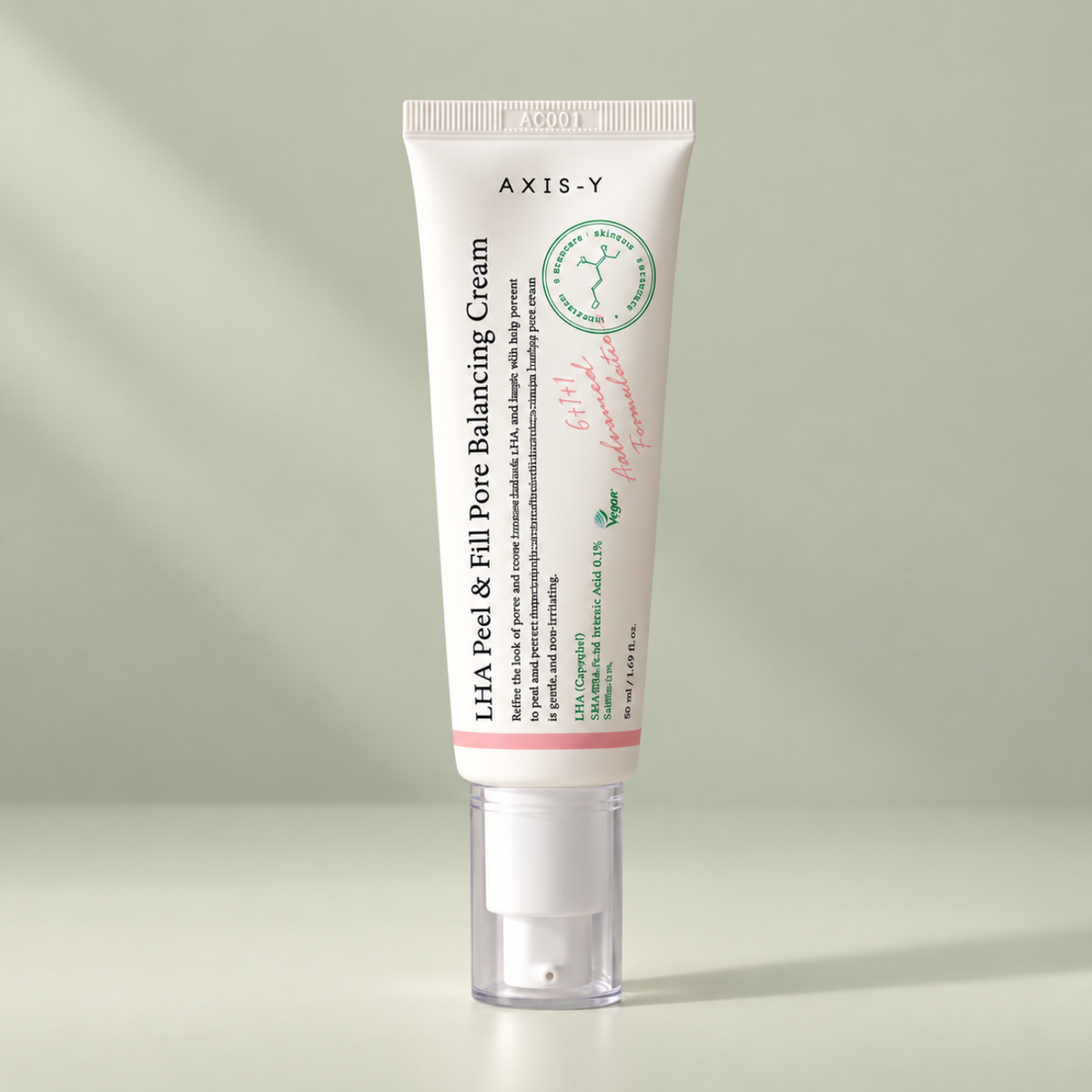 AXIS-Y LHA Peel & Fill Pore Balancing Cream | Hydrating Pore Refining Moisturizer | 80ml