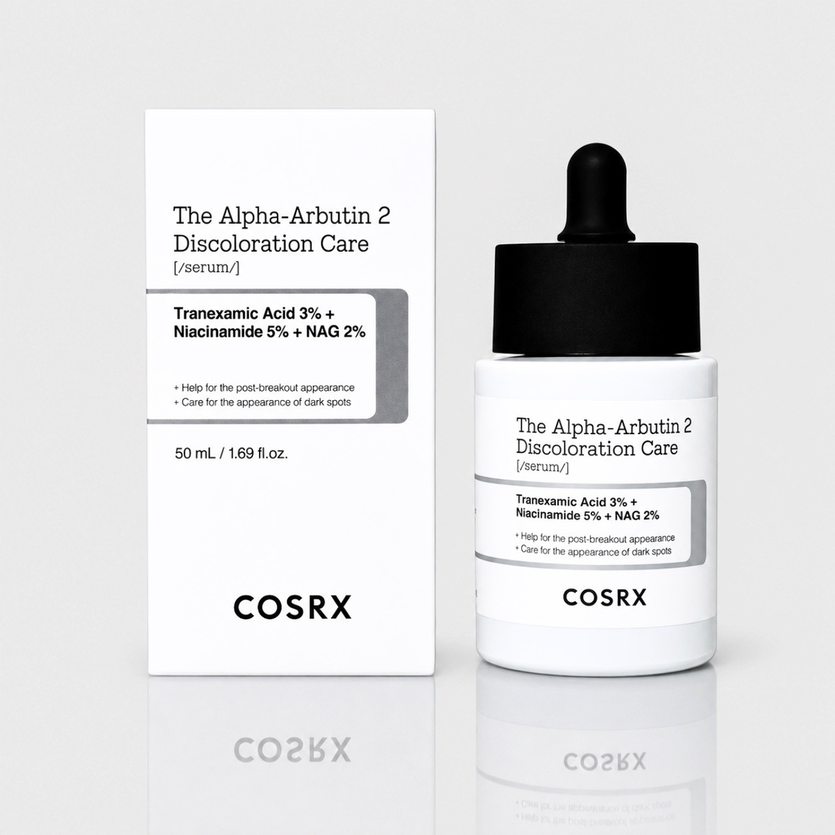 COSRX The Alpha-Arbutin 2 Discoloration Care Serum – 50ml | Brightening & Dark Spot Care Serum