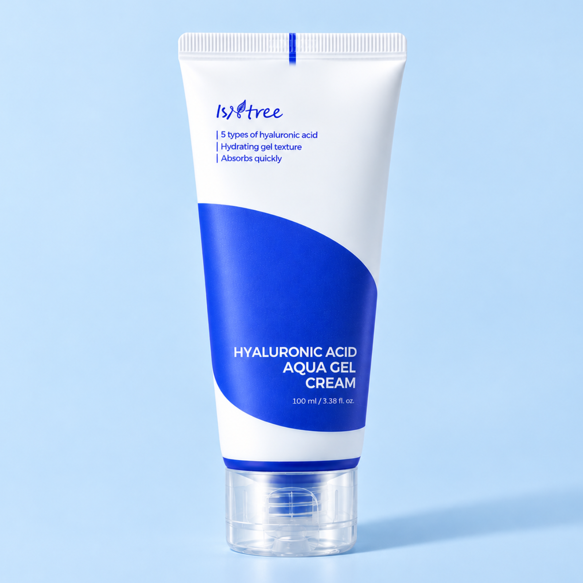 Isntree Hyaluronic Acid Aqua Gel Cream | Lightweight Hydrating Moisturizer with 5 Types of Hyaluronic Acid | 100ml
