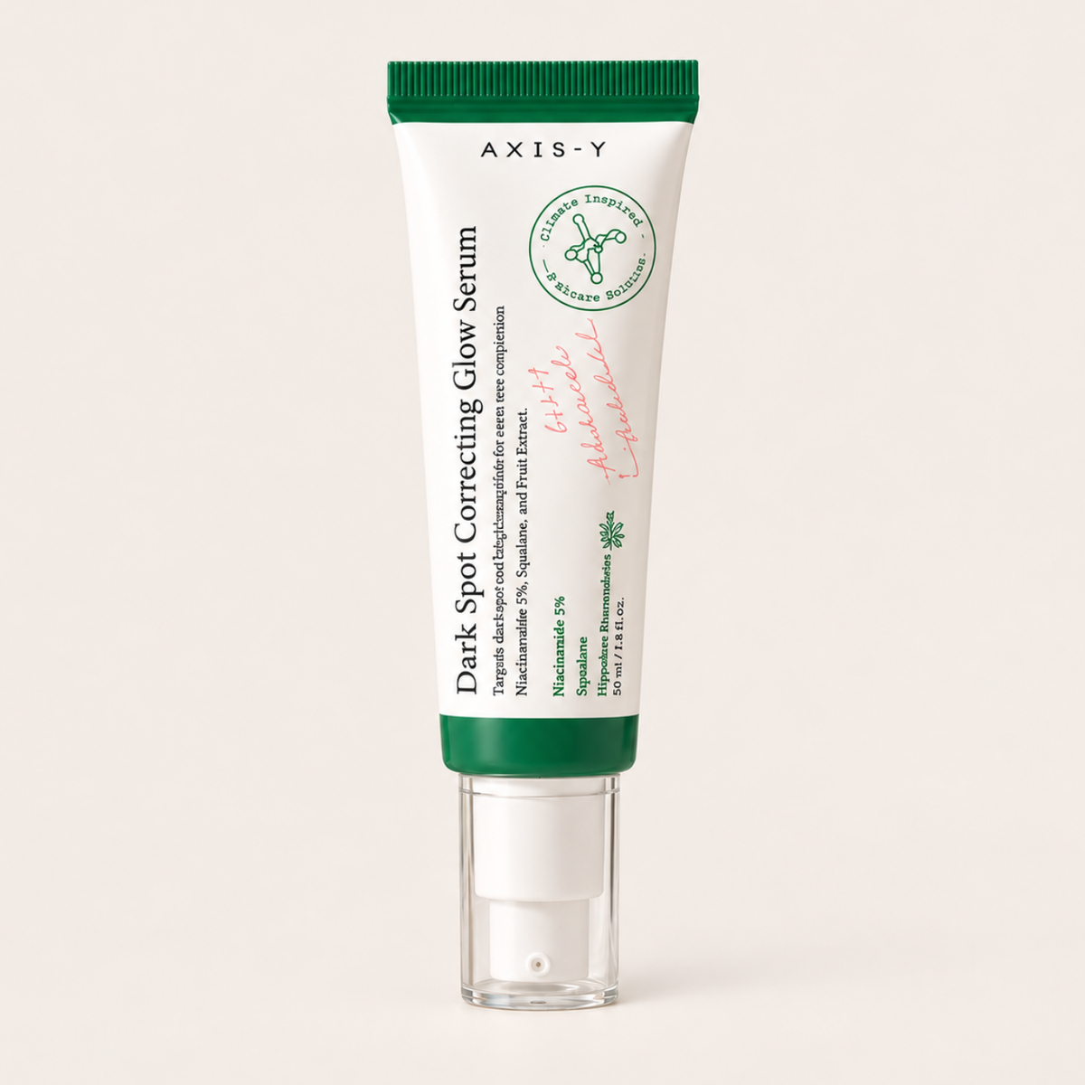 AXIS-Y Dark Spot Correcting Glow Serum | Niacinamide 5% Brightening Serum for Dark Spots & Uneven Skin Tone | 50ml