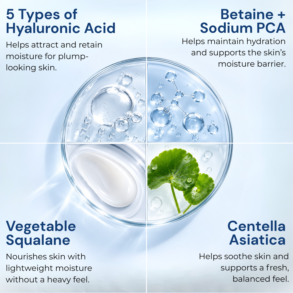 Isntree Hyaluronic Acid Aqua Gel Cream | Lightweight Hydrating Moisturizer with 5 Types of Hyaluronic Acid | 100ml