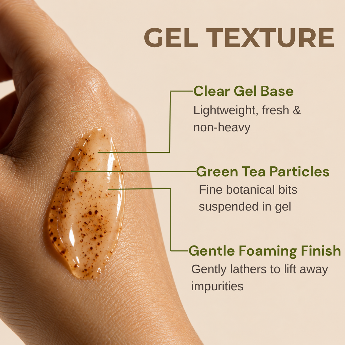 Isntree Green Tea Fresh Cleanser | Gentle Daily Gel Cleanser with Jeju Green Tea Extract | 120ml