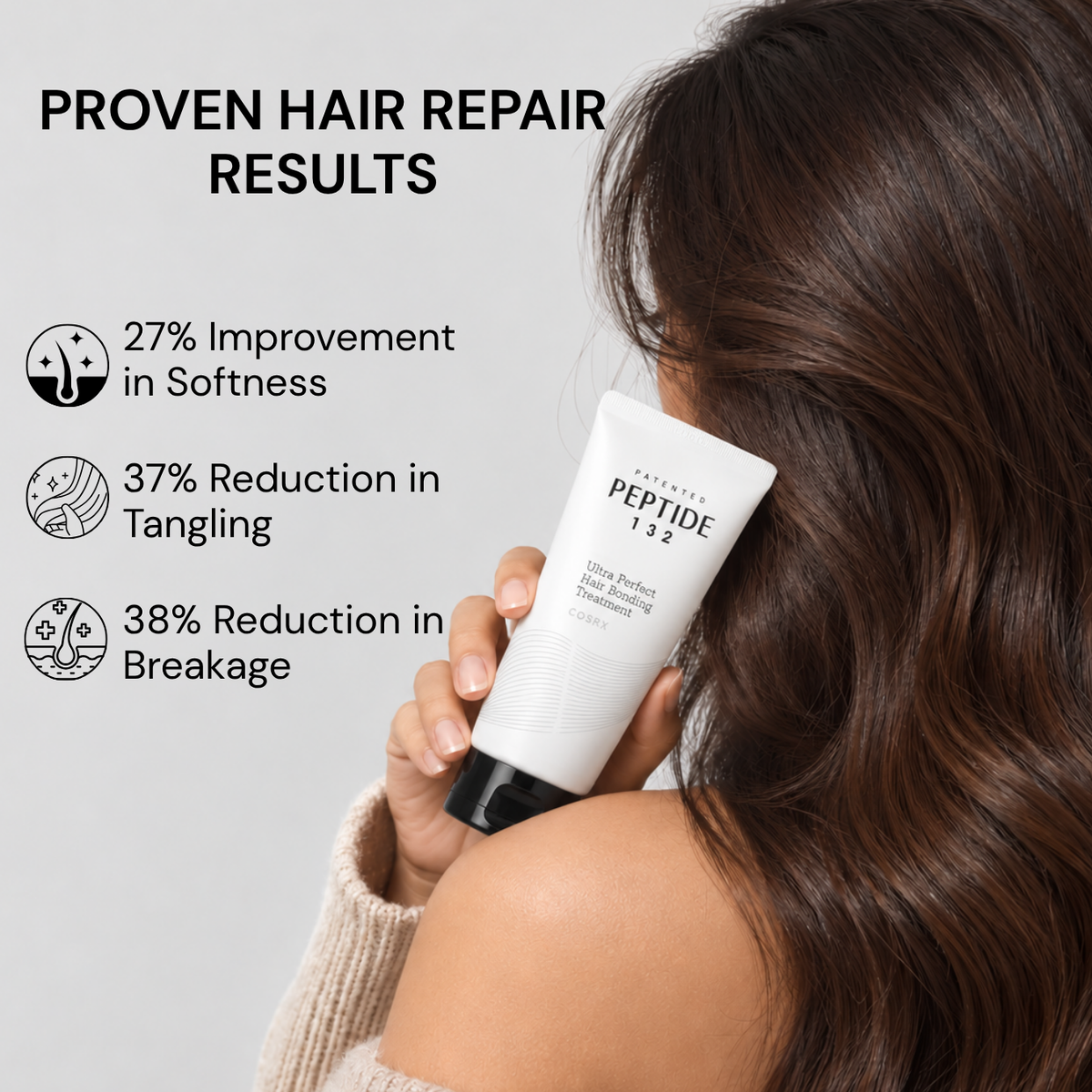 COSRX PEPTIDE 132 Ultra Perfect Hair Bonding Treatment | Intensive Repair & Strengthening Hair Mask