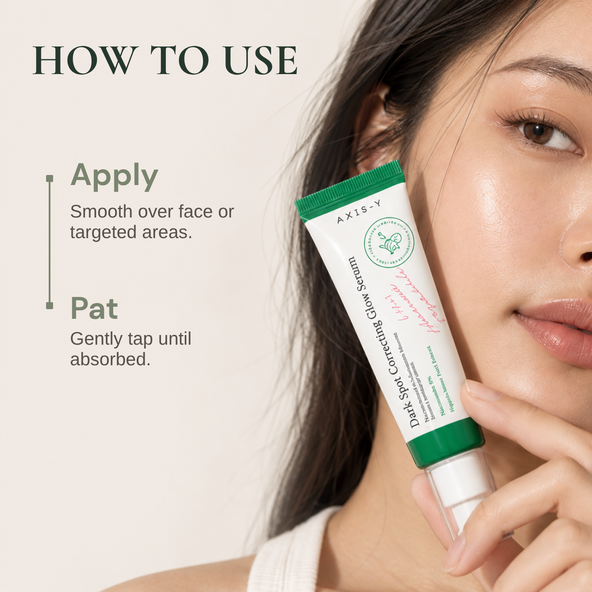 AXIS-Y Dark Spot Correcting Glow Serum | Niacinamide 5% Brightening Serum for Dark Spots & Uneven Skin Tone | 50ml