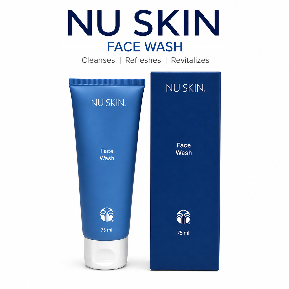Nu Skin Face Wash | Gentle Daily Cleanser for Fresh & Healthy-Looking Skin | 75 ml