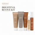 SERENU Professional Brighten & Revive Kit | Complete Brightening Skincare Routine | 5-Piece Set