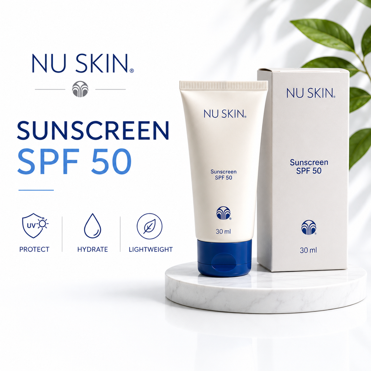 Nu Skin Sunscreen SPF 50 | Daily UV Protection