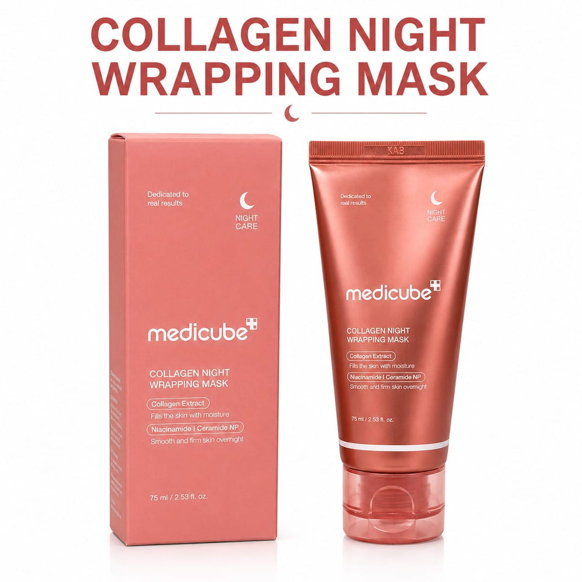 Medicube Collagen Night Wrapping Mask – Overnight Hydrating & Firming Sleeping Mask | 75 ml