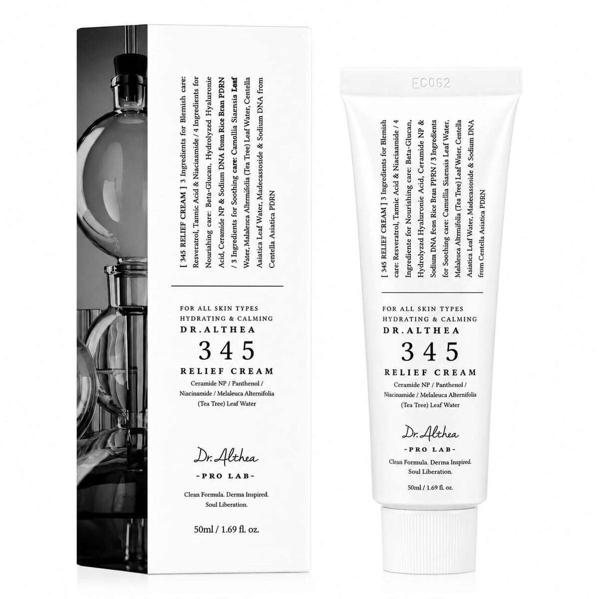 Dr. Althea 345 Relief Cream 50ml | Hydrating & Calming Moisturizer for Sensitive Skin
