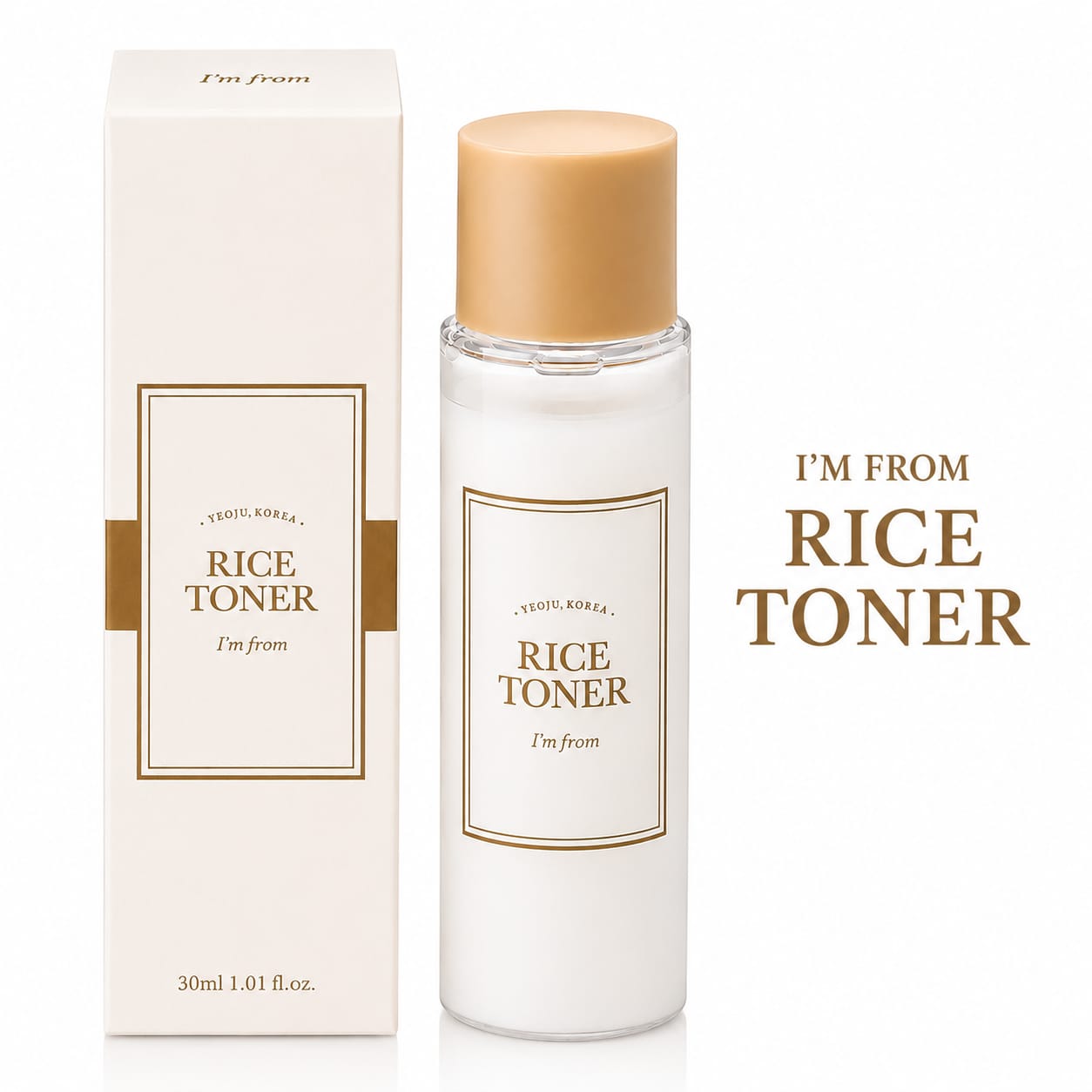 I'm From Rice Toner – Hydrating & Brightening Face Toner with 77.78% Goami Rice Extract | 30ml