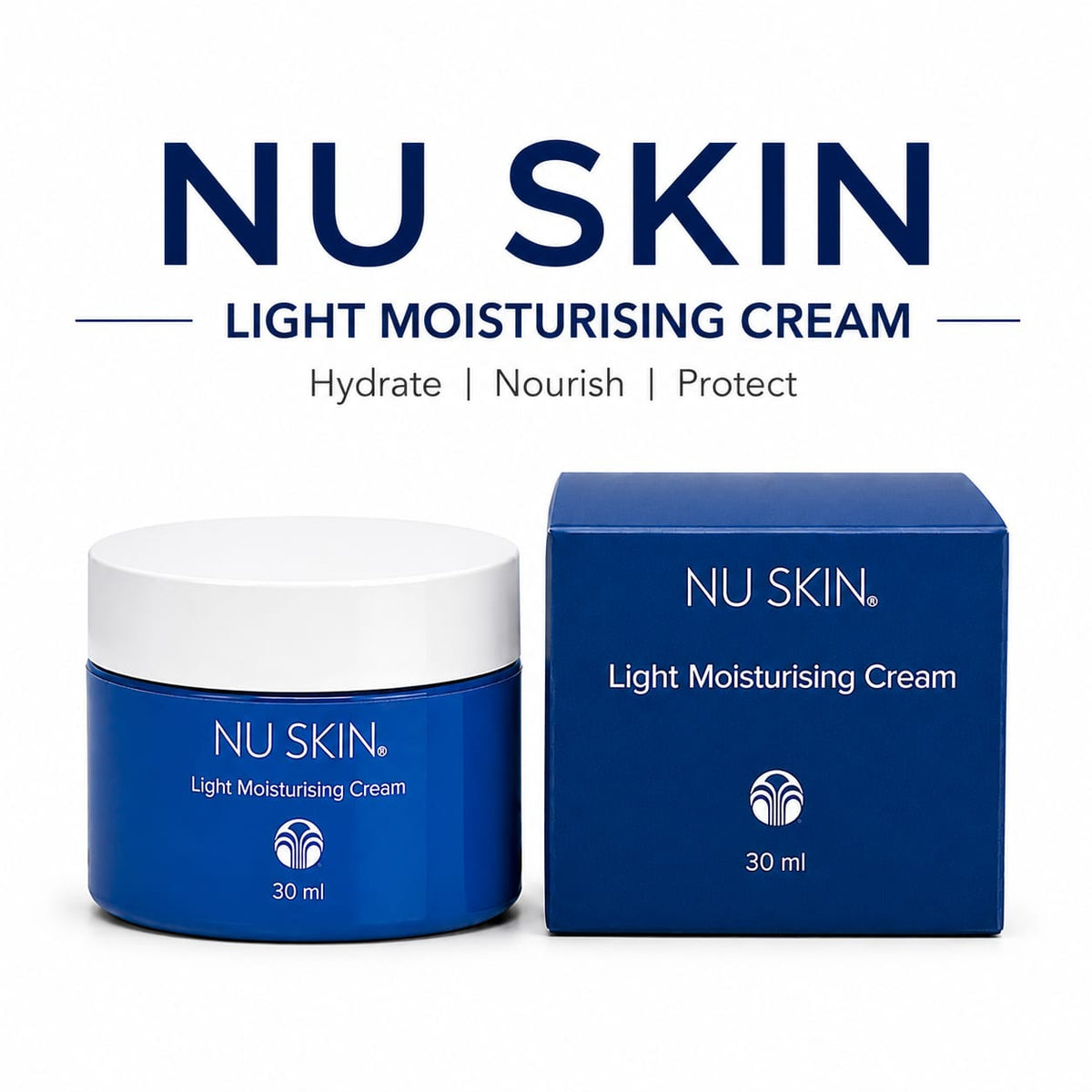 Nu Skin Light Moisturising Cream | Lightweight Daily Face Moisturizer | 30 ml
